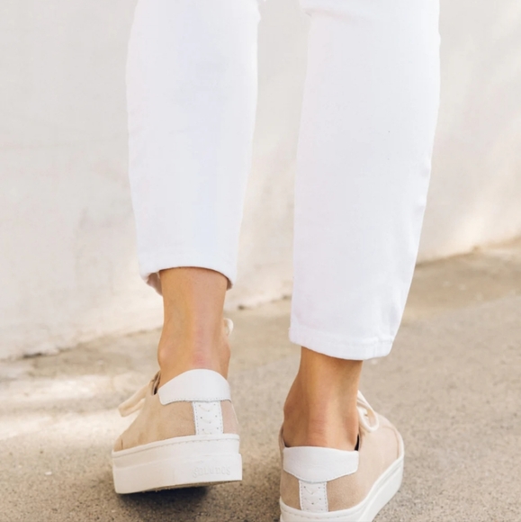 SOLUDOS Ibiza Platform Suede Sneaker NWOB Retail $190 - Picture 3 of 8